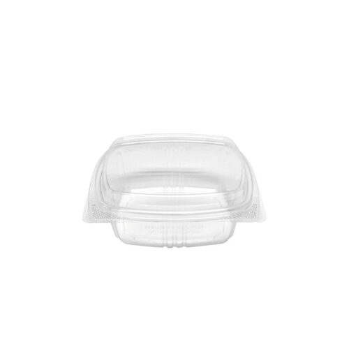 Fineline 15234M-L Super Bowl Plus Clear Dome PET Plastic Lid for 24, 32,  and 48 oz. Square Bowls - 300/Case